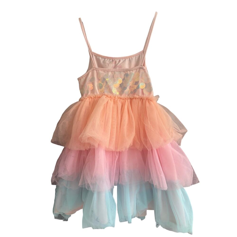 Lola + The Boys Sequin and Ombré Tutu Dress - Size 4 - Picture 5 of 7